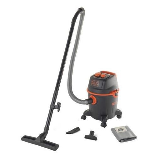 BLACK & DECKER Aspirateur eau et poussiere 1200 W cuve 20 L en plastique avec prise pour outil électroportatif