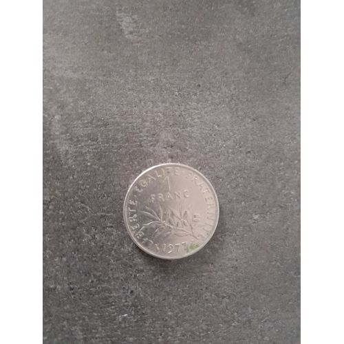 Piéce De 1 Franc , Année De 1977