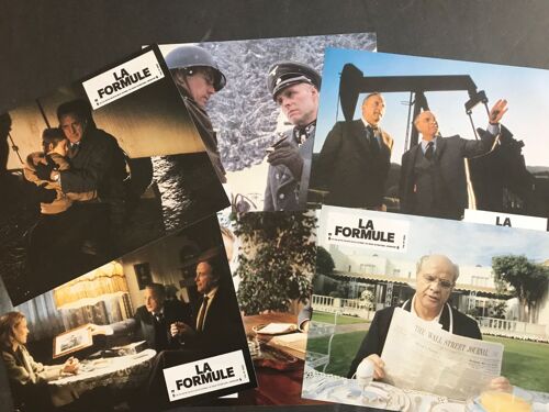 La Formule - Jeu De 6 Photos Série A - Photo Exploitation Originale Cinema