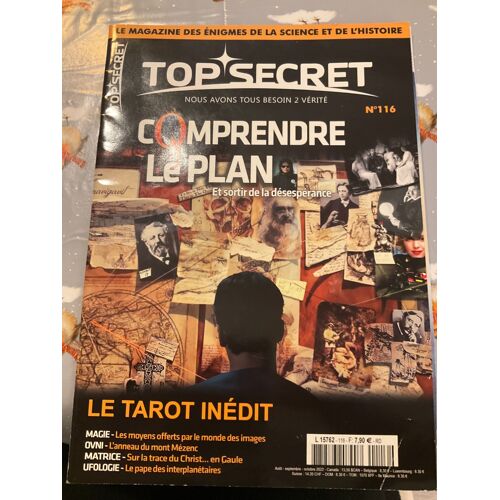 Revue Top Secret 116: Comprendre Le Plan, Aout 2022.