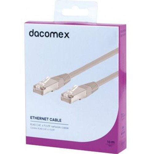 Dacomex Rj45 Cat. 6 F/utp Lszh Snagless Network Cable White - 5 M
