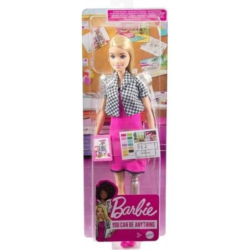 Mattel Doll Barbie Interior Designer Hcn12 - 0194735015146
