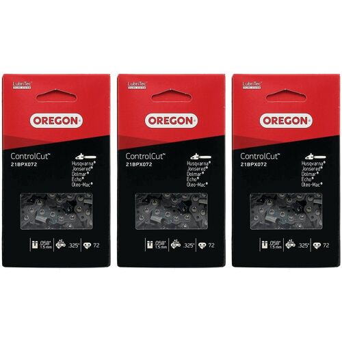 Lot de 3 chaînes OREGON 72 maillons - Référence : 21BPX072