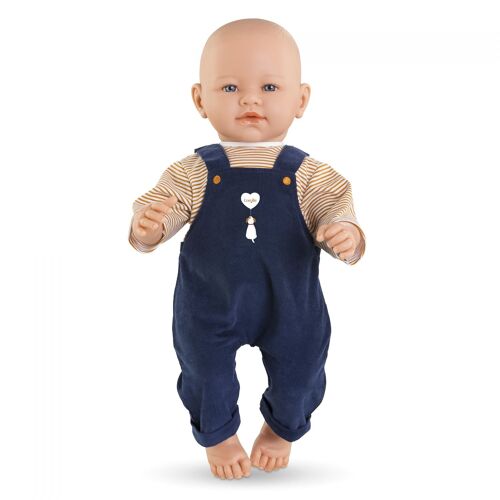 Mes Vêtements De Poupons Corolle Bb42 T-Shirt + Salopette Marine