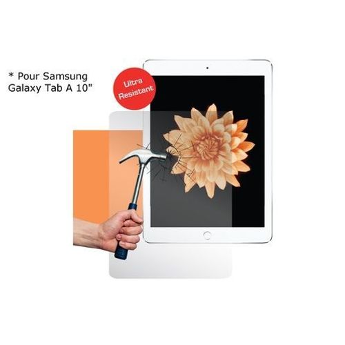 Urban Factory Screen Cover Tempered Glass Galaxy Tab A 10" - Protection D'écran Pour Tablette - Verre - Transparent - Pour Samsung Galaxy Tab A (10.1 ")