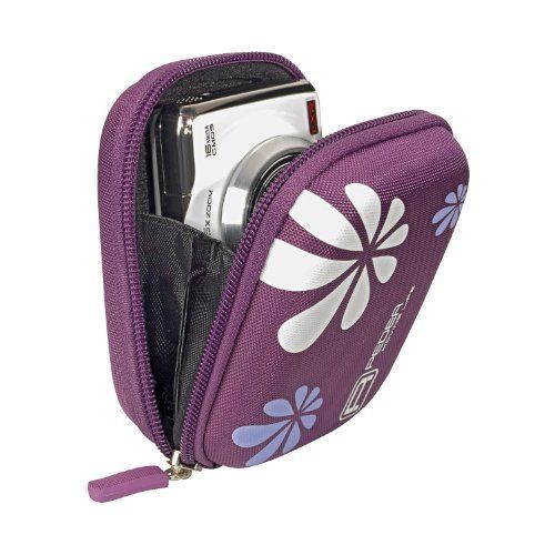 PEDEA tui pour Canon IXUS 145 / 150 / 160 / 165, Nikon Coolpix L29, Sony DSC-W830 / DSC-W810 avec film de protection, pourpre