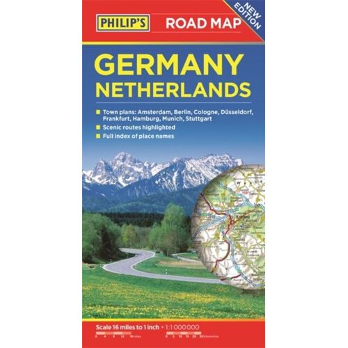 Philip's Germany And Netherlands Road Map 9781849074407