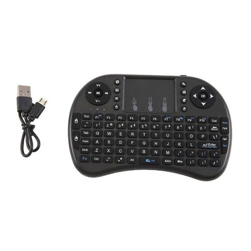 I8 Mini Clavier Sans Fil Clavier 2.4G Sans Fil Clavier et Souris, pour Ordinateur Portable TV BOX Touchpad USB Télécommande