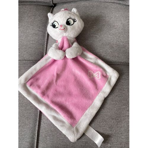 Chat Marie Doudou Plat Rose Disney Nicotoy