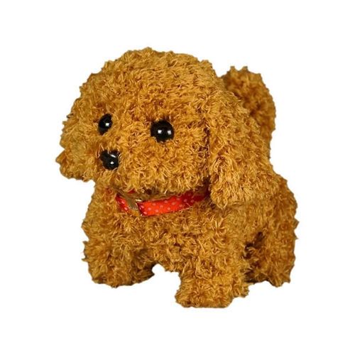 Marche Électronique Et Aboiements Peluche Chien Jouet Interactif Chiot Chien Enfants Tout-Petit Teddy