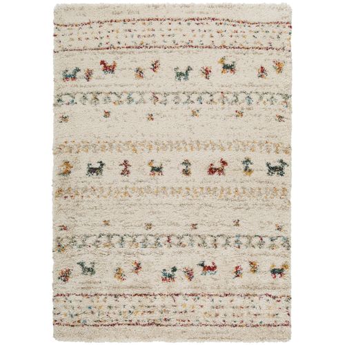 Tapis À Poils Longs Gobi Beige 160x230 Cm - Tapis Style Berbère