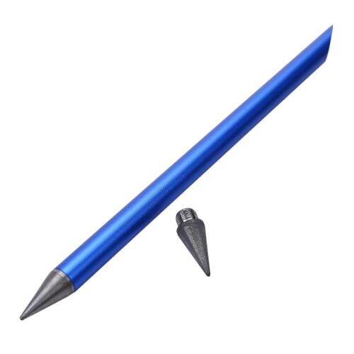 Bleu Nouveauté Cool Mort-Vivant Plein Métal Stylo Plume Luxe Éternel Stylo Cadeau Stylo Sans Encre Stylos Bêta