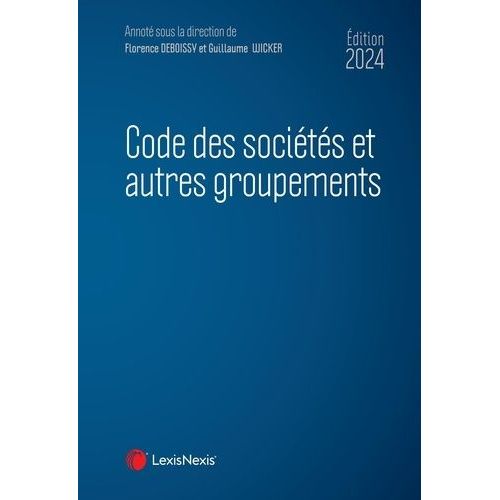Code Des Sociétés Et Autres Groupements