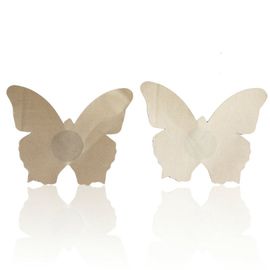 Cache-Tétons Adhésifs Papillon, 5 Pièces, Autocollants Pour Seins, Pâte De Lait, Poitrine Anti-Vide, Soutien-Gorge Intime Invisible