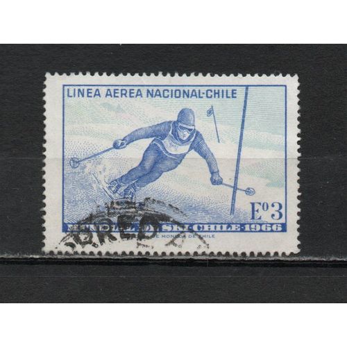 Timbre De Poste Aérienne Du Chili