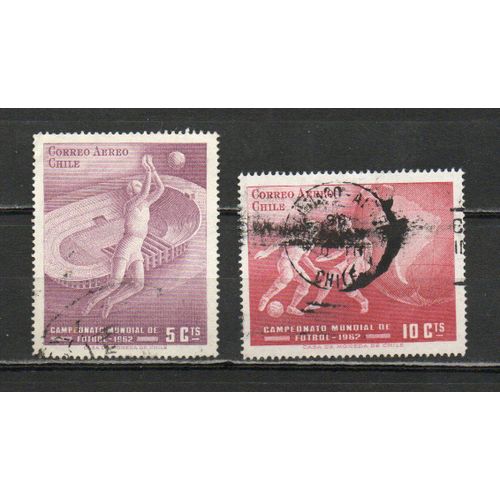 Timbres De Poste Aérienne Du Chili