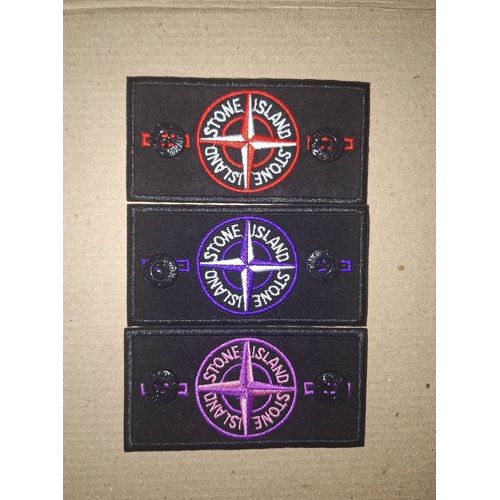 3 Patch Stone Island + 6 Boutons