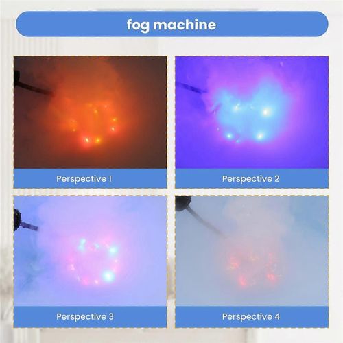 Halloween Brumisateur Brumisateur Machine à brouillard Fontaine Mister Brumisateur Eau Jardin Étang Brumisateurs avec 12 LED Clignotements (US)