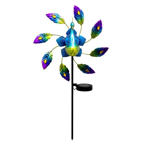 Lampe Solaire Led En Métal Avec Piquet De Flamant Rose, Luminaire Décoratif D'intérieur, Idéal Pour Une Pelouse, Une Cour Ou Un Jardin