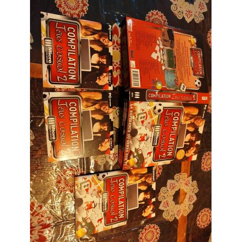 Compilation Jeux Casual 2 - Coffret Double Cd - Rom - De Chez Micro Application - La Référence Du Genre Sur Pc ! 25 Grand Jeux D'arcade Réunis En Une Seule Compilation ! Jeu Complet Avec Son Livret