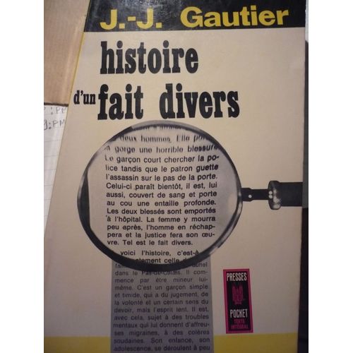 Histoire D'un Fait Duvers