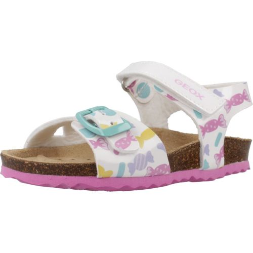 Geox B Sandal Chalki Girl Colour Blanc