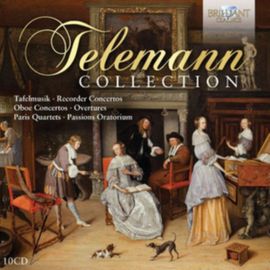 Telemann Collection : Musique De Table Double Concertos Concertos Pour Hautbois Concertos Pour Instruments Variés Ouvertures Quatuors Parisiens Scherzi Melodichi Passion Oratorio