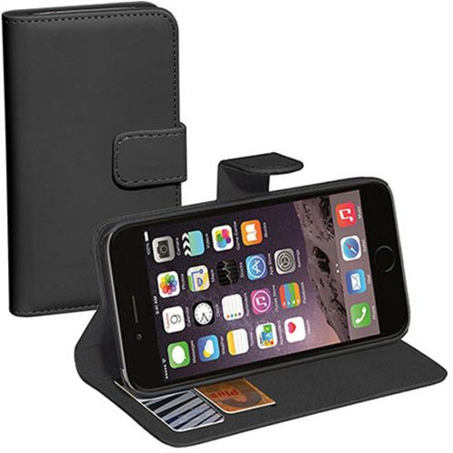PEDEA Book Classic + GlasFilm de Protection pour iPhone 7 Plus, noir; s'adapte iPhone 7 Plus