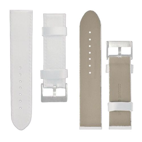 Pedea Lederbracelet Pour Smartwatches, 22mm Stegbreite, Blanc; S'adapte Smart Watch (Pebble), Time Smart Watch, Time Steel Smart Watch, Watch Urbane, Zenwatch 2