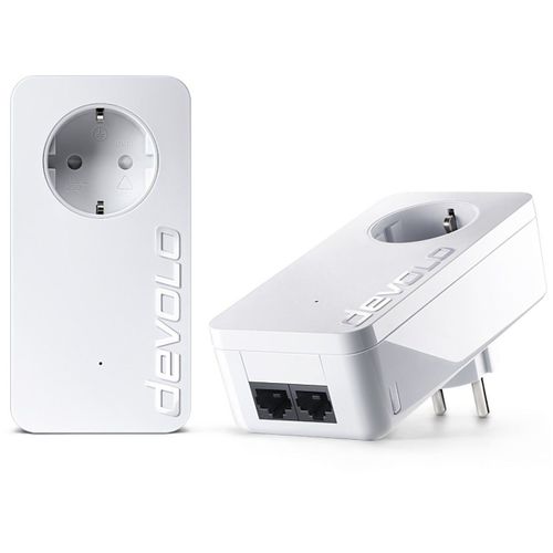 devolo dLAN 550 duo+ - Starter Kit - pont - HomePlug AV (HPAV) - Branchement mural (pack de 2)