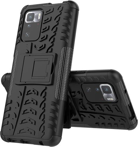 Coque Pour Xiaomi Poco X3 Gt Protection Militaire Shock-Absorption Et Anti-Rayures Amovible 2 En 1 Coque De Xiaomi Poco X3 Gt. Hyun Black