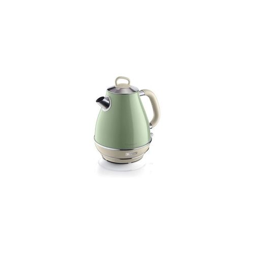 ARIETE Bouilloire Electrique 1L sans fil 1630W vert Design Vintage Rétro