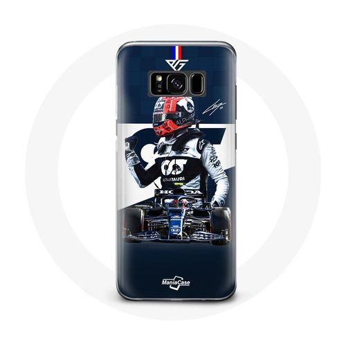 Coque Pour Samsung Galaxy S8 Plus Formule 1 Max Verstappen Pilote Automobile F1 Bleu