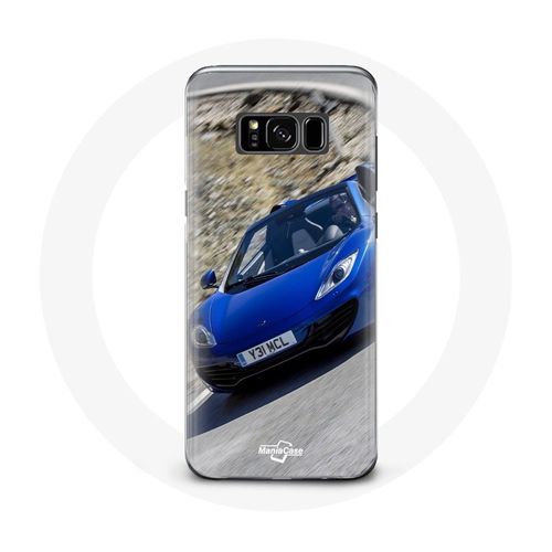 Coque Pour Samsung Galaxy S8 Plus Formule 1 Mclaren Voiture Bleu