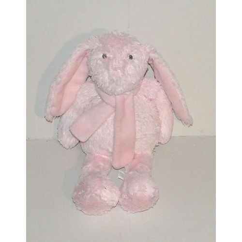 Doudou Lapin Rose Bouchara 32 Cm