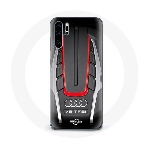 Coque Pour Huawei P30 Pro Audi S8 Logo Rouge