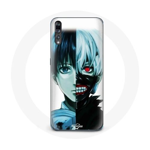 Coque Pour Huawei P20 Pro Tokyo Ghoul Visage Moitié