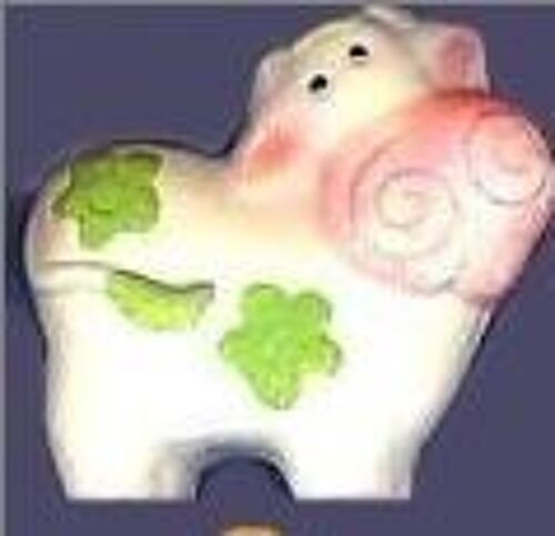 Fève - Vache Avec Taches Vertes