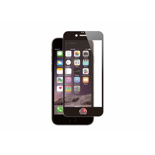 Muvit En Verre Trempé Contour - Protection D'écran Pour Téléphone Portable - Noir - Pour Apple Iphone 7, 8, Se (2e Génération)