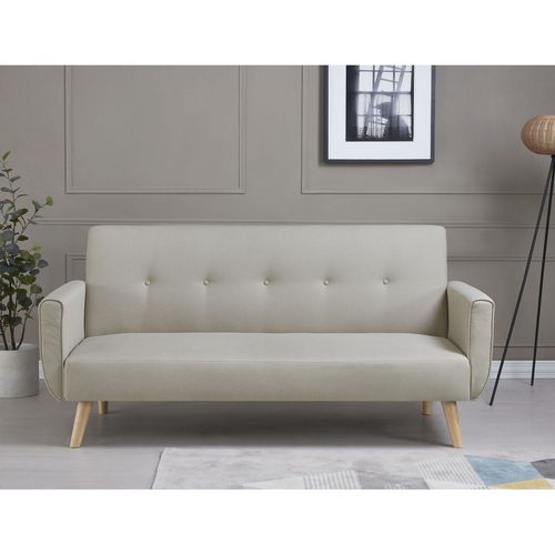 Canapé Scandinave Convertible 3 Places Beige Malmo