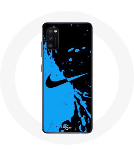Coque Pour Oppo A16 Nike Logo Bleu Et Noir