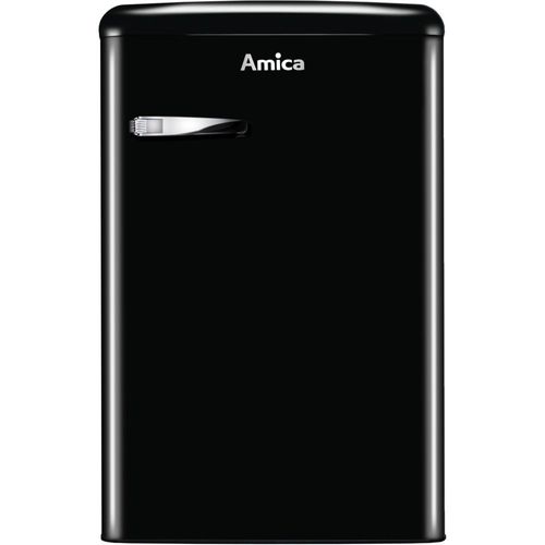 Réfrigérateur combiné Amica Retro AR1112N - table top - 55x61.5x86 cm (lxpxh) - 108 litres - classe E - noir