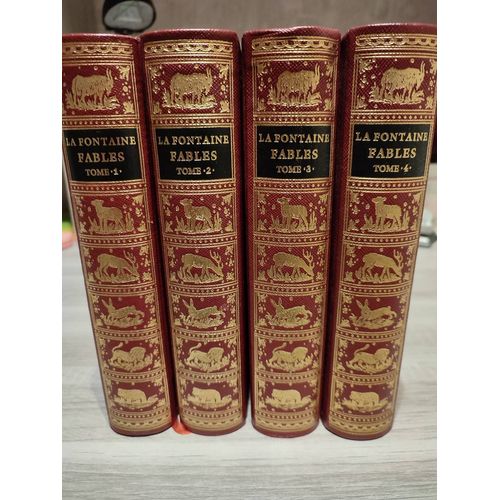 Jean De La Fontaine - Fables - Tomes 1 À 4 - Éditions Jean De Bonnot (1969)