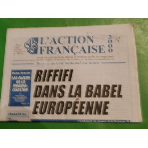 L'action Francaise N° 2639      2003  