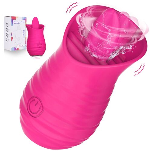Vibromasseur À Succion De Langue Pour Femme Adulte Et Couple, Gode, Épaisseur Du Clitoris, Jouet Sexuel Oral, Léchage De Chatte