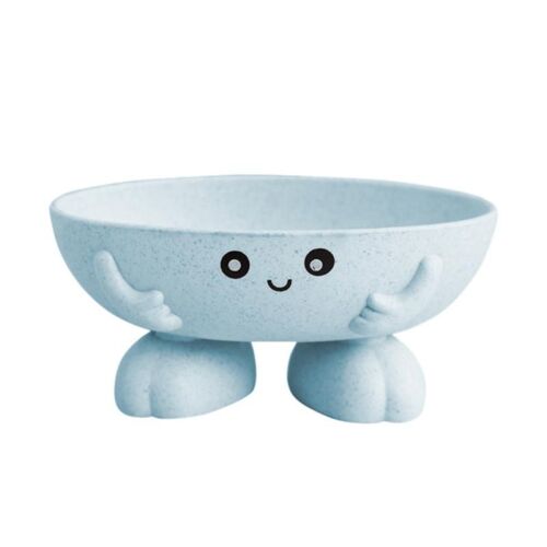 Boîte à savon écologique, porte-savon antidérapant, Portable, mignon, en forme de dessin animé, étagère, fournitures de salle de bain, 1 pièce