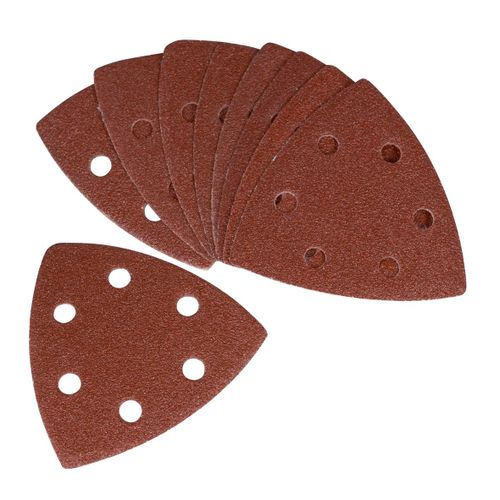 Ferm PSA1034 Jeu d'abrasifs delta P120, 10 pièces
