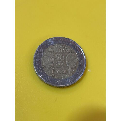 Pièce 2euros Traité De L Élysée