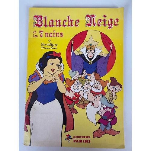 Blanche Neige & Les 7 Nains - Album Collecteur De Vignettes Panini 1981 Complet 