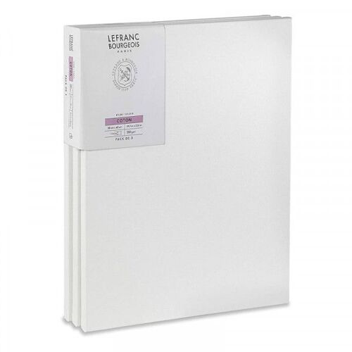 Lot De 3 Châssis Coton 50x60cm - Lefranc Bourgeois